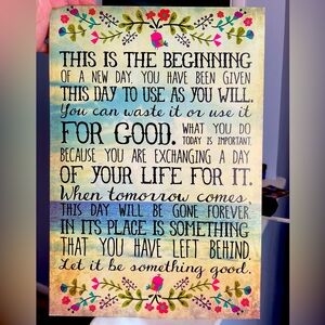 NATURAL LIFE, brand new!! Wall decor “art print” SOLD OUT ONLINE